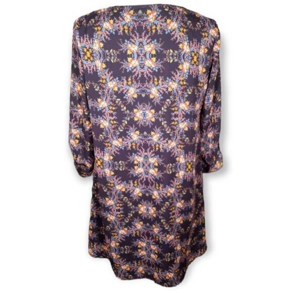 LUSH NAVY FLORAL SHIFT DRESS SZ.M EUC. - Picture 5 of 9